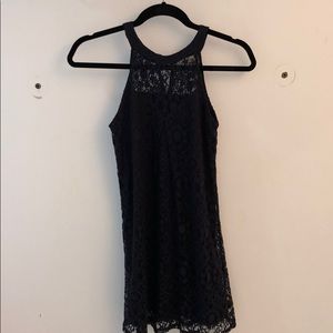 Navy blue lace dress